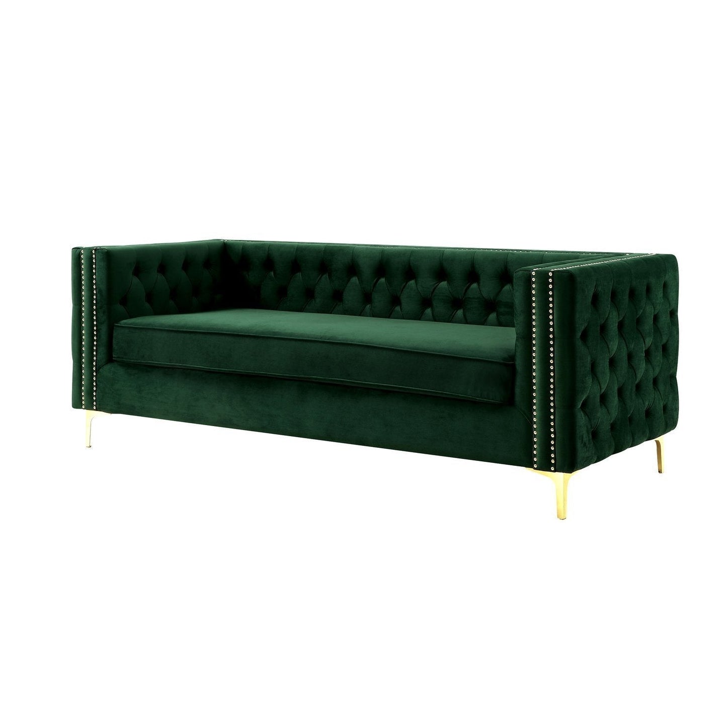 Giovanni Velvet 3 Seat Sofa 85"