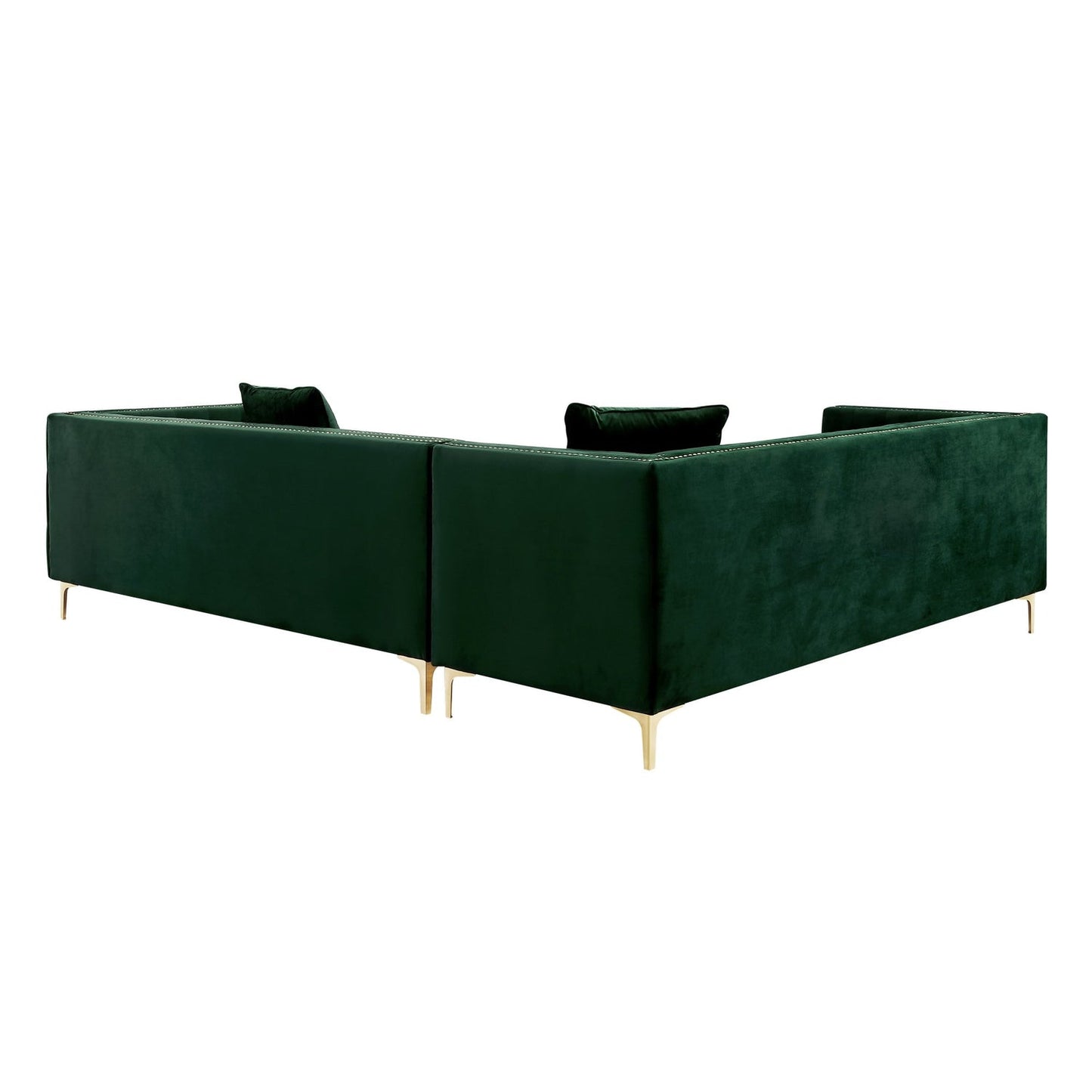 Giovanni Velvet Corner Sectional Sofa