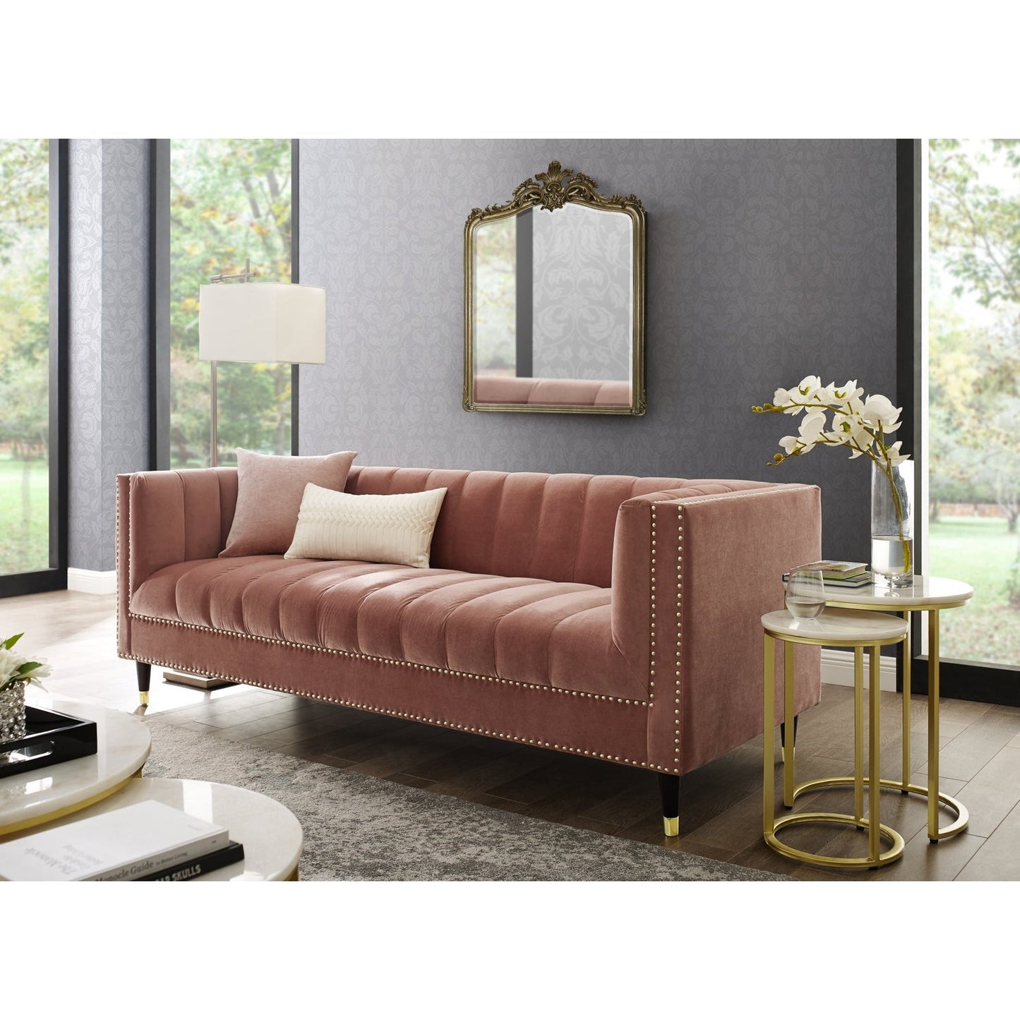 Milton Velvet Sofa