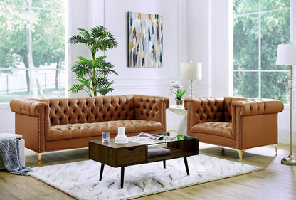 Oxford PU Leather Sofa