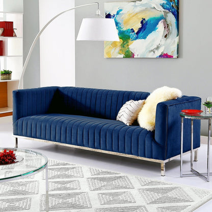 Sean Velvet 3-Seat Sofa