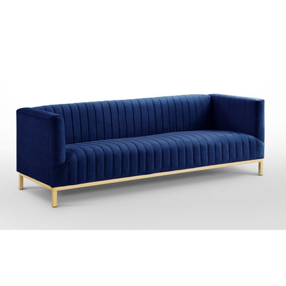 Sean Velvet 3-Seat Sofa