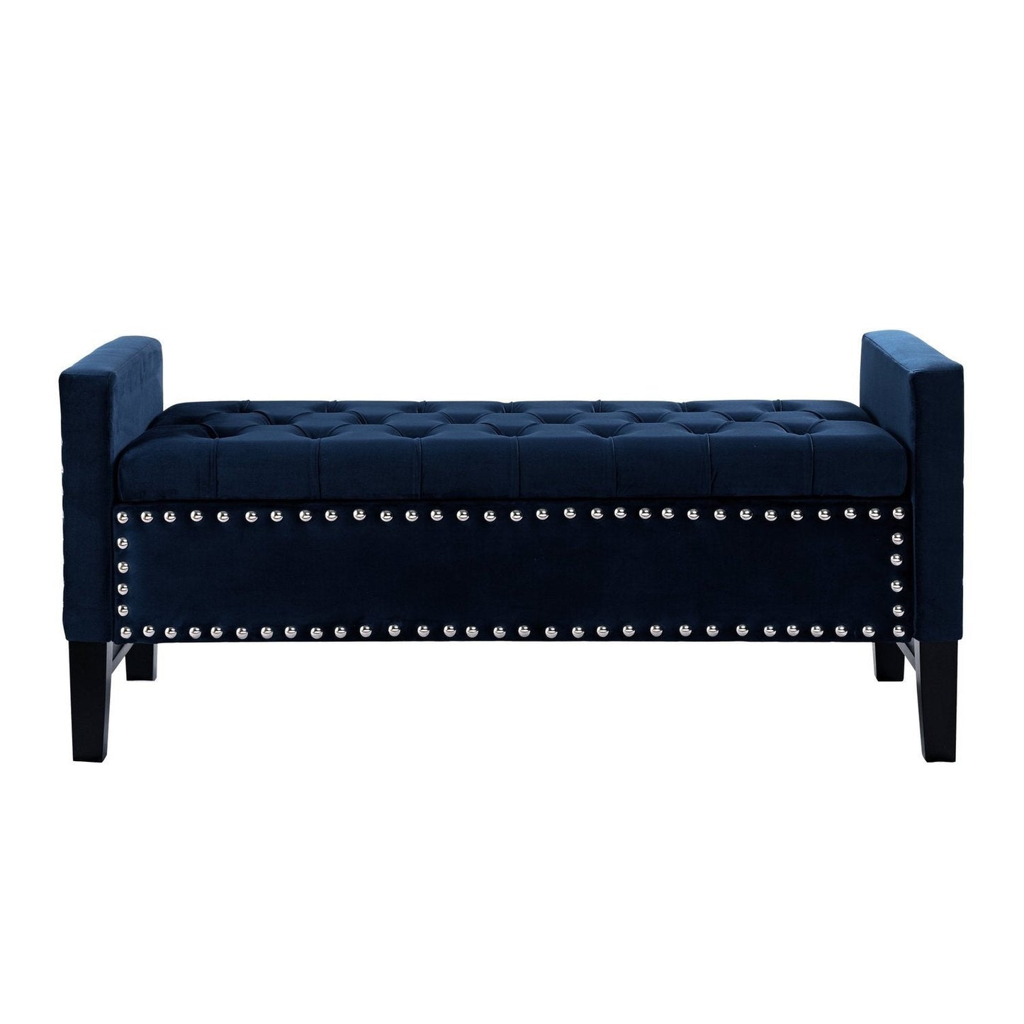 Columbus Velvet Storage Bench