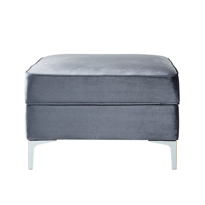 Giovanni Velvet Storage Ottoman