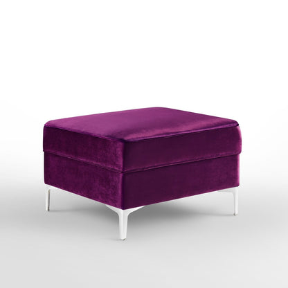 Giovanni Velvet Storage Ottoman