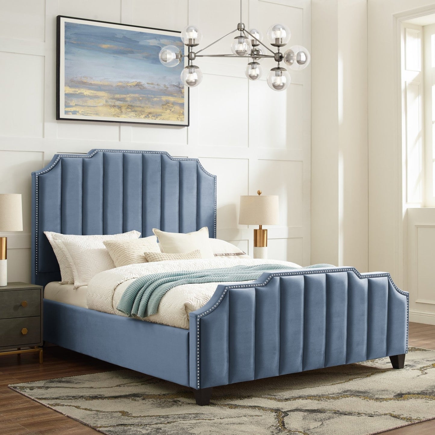 Poppy Upholstered Platform Bed