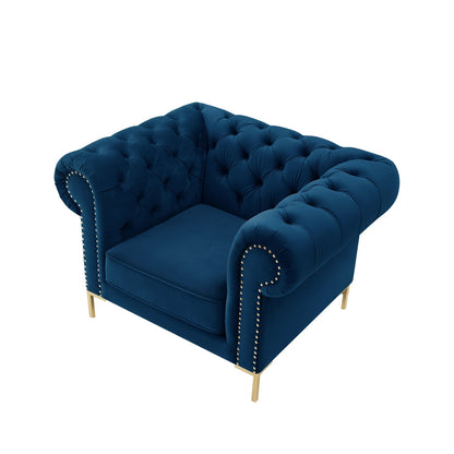 Carolyn Button Tufted Club Chair