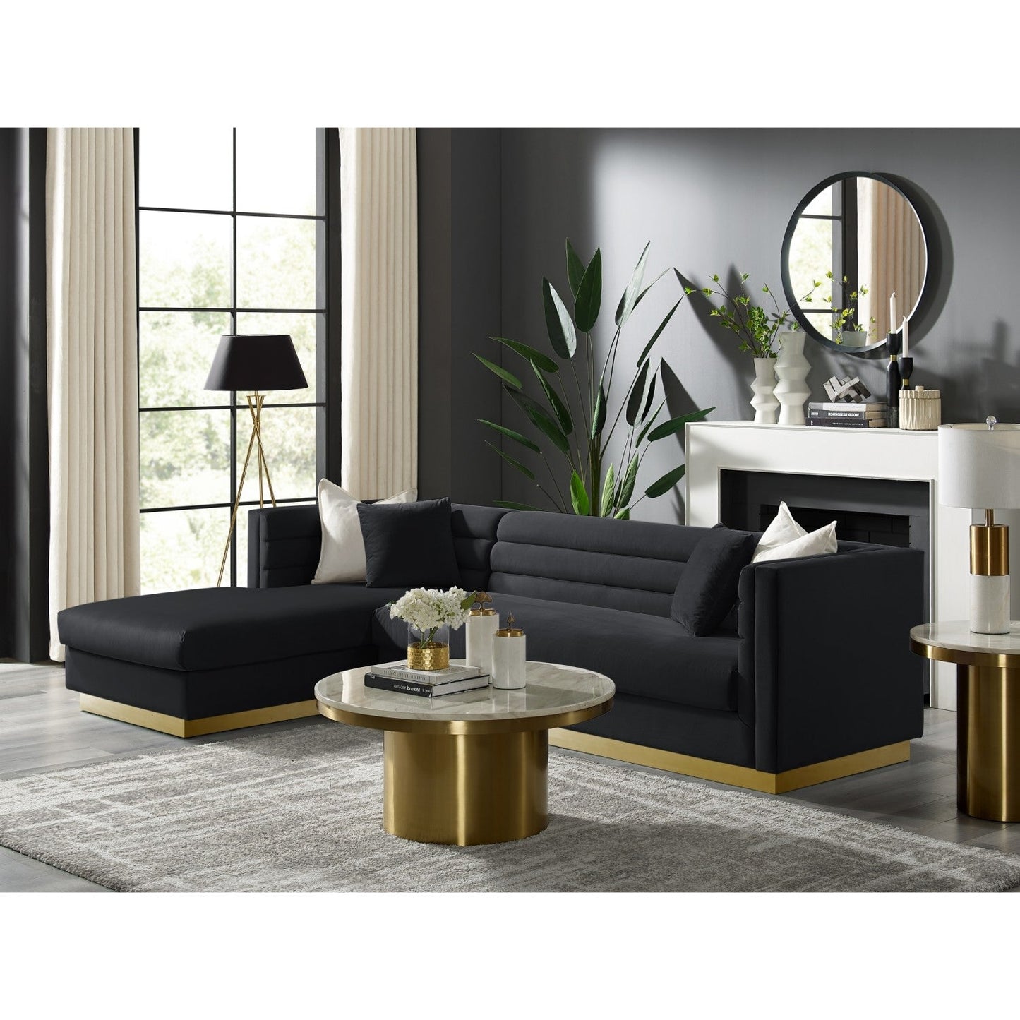 Anniston Chaise Sectional Sofa