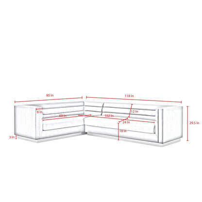 Anniston Corner Sectional Sofa