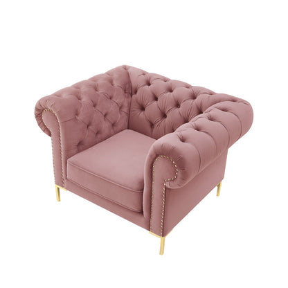 Carolyn Button Tufted Club Chair