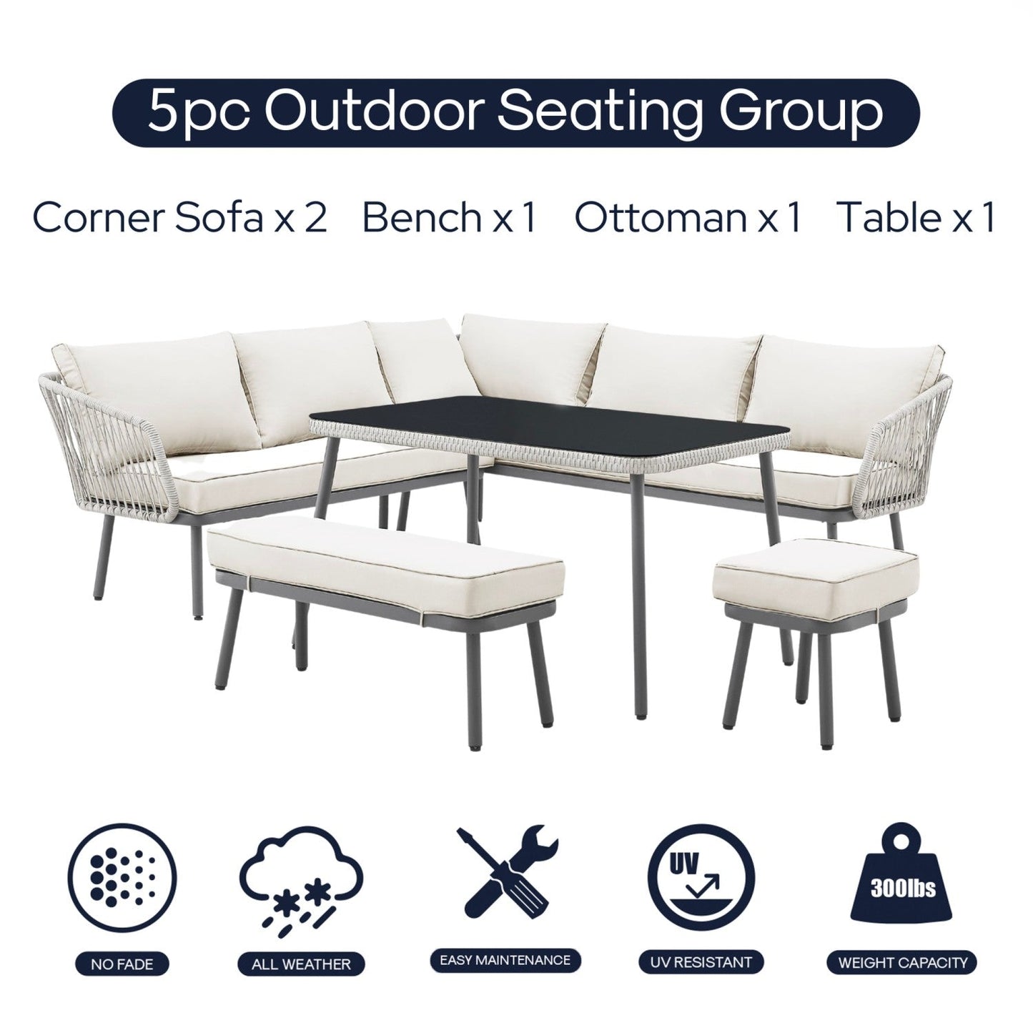 Colter Patio Conversation Set