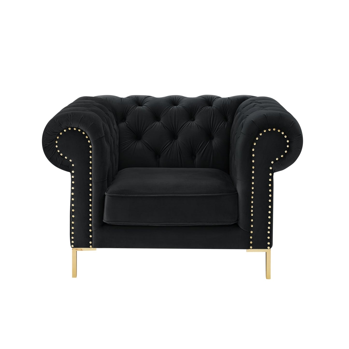 Carolyn Button Tufted Club Chair