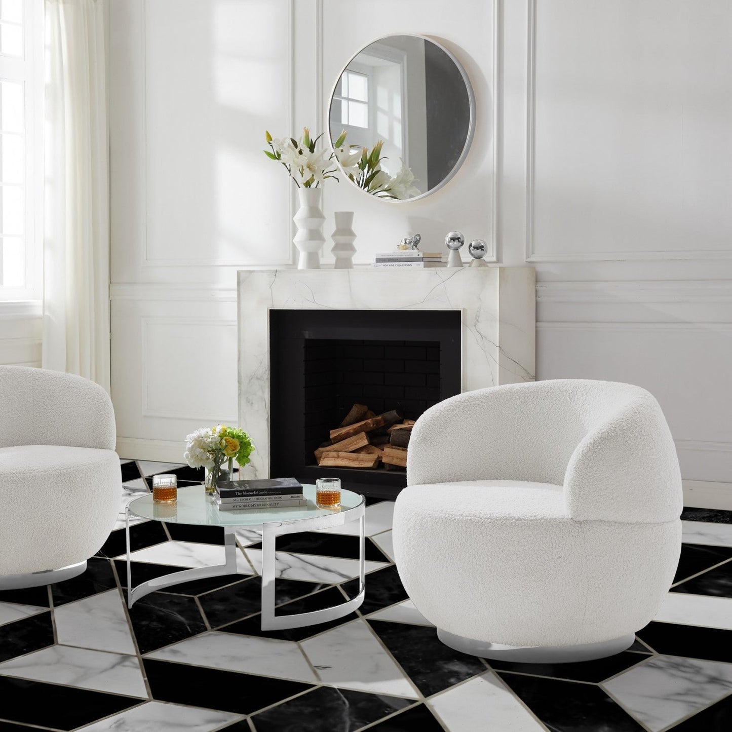 Kassandra Swivel Accent Chair