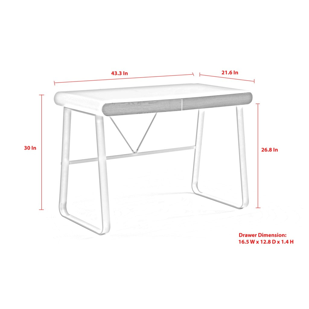 Rosie Writing Desk with 2 Drawers