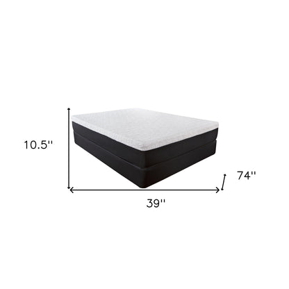 10.5" Lux Gel Infused Memory Foam And High Density Foam Mattress Full