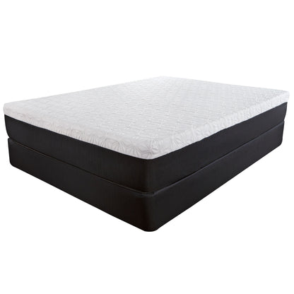 10.5" Lux Gel Infused Memory Foam And High Density Foam Mattress Full