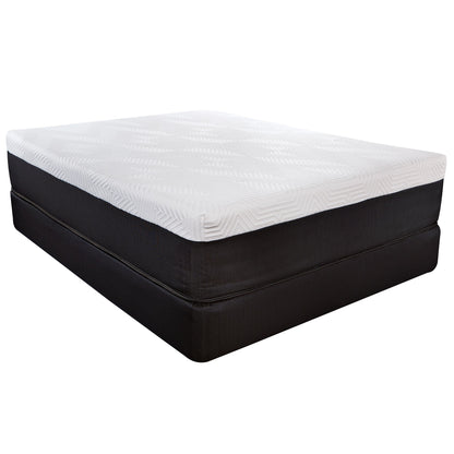 14" Hybrid Lux Memory Foam And Wrapped Coil Mattress Full