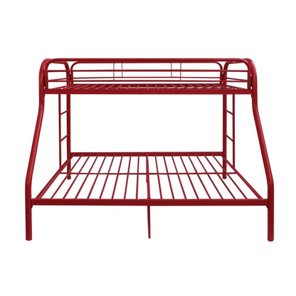 Red Twin Over Full Size Bunk Bed